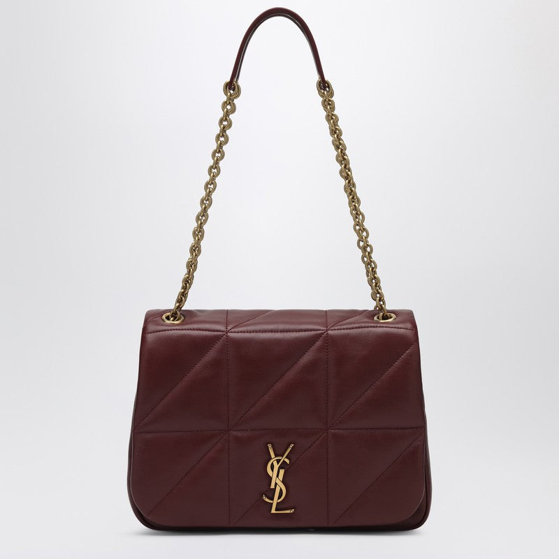 Saint Laurent Medium Jamie 4.3 Quilted Leather Shoulder Bag Dark Burgundy