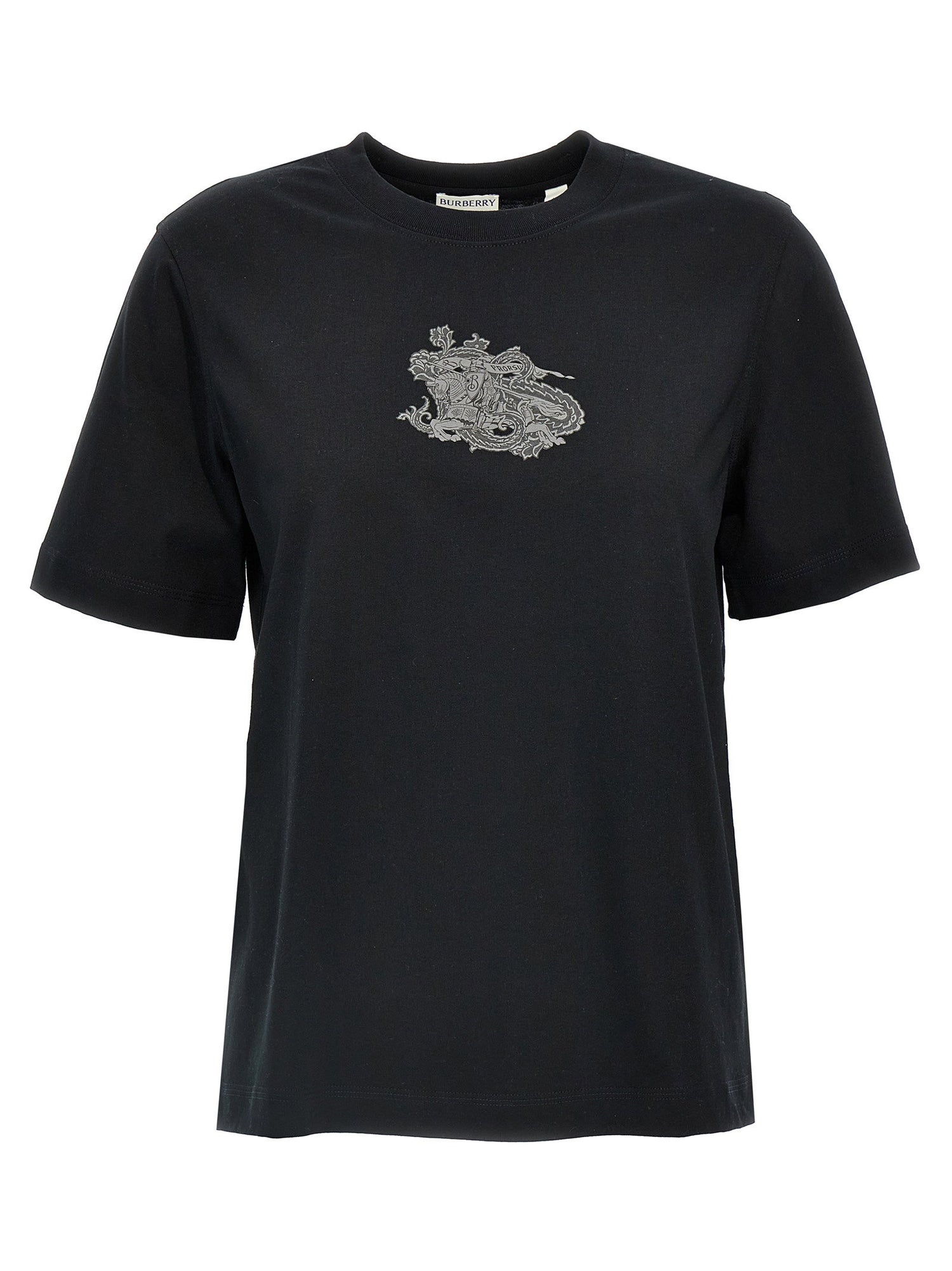 Burberry Logo Print T-shirt Black