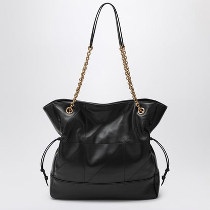Saint Laurent Large Jamie Quilted Lambskin Shopping Bag Black