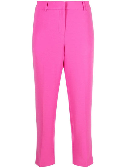 MMK Cropped Tailored Trousers in Fuchsia