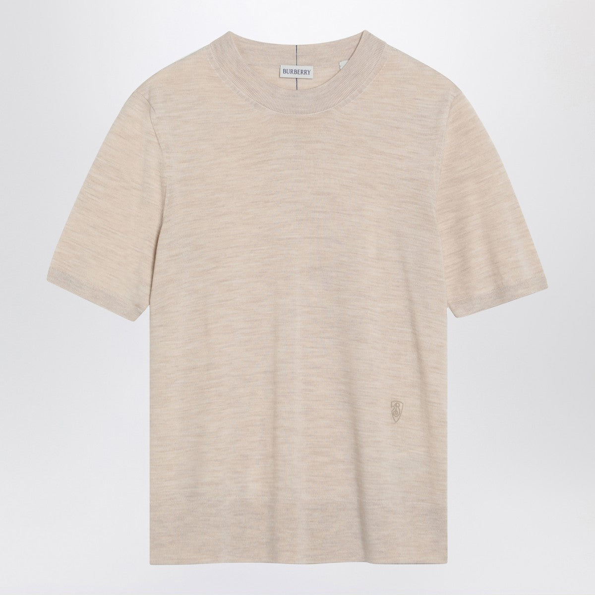 Burberry Wool Crew Neck Sweater Brown