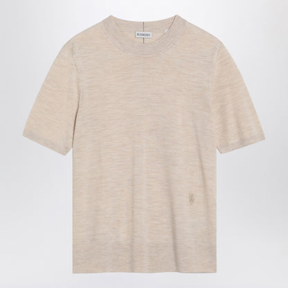Burberry Wool Crew Neck Sweater Brown