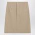 Burberry Beige Cotton Trench Skirt with Front Slit Beige