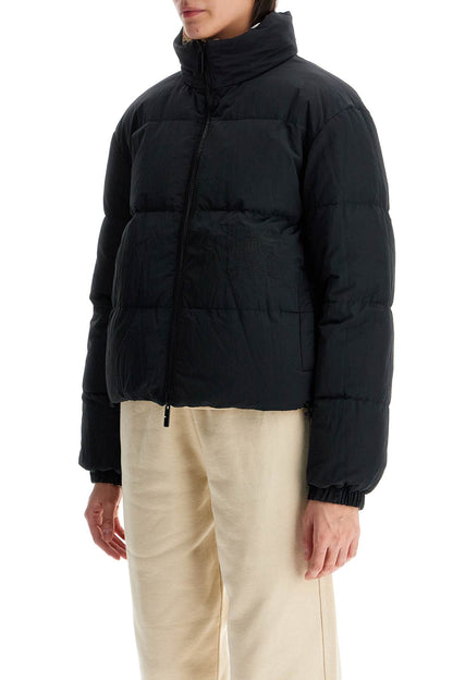 Short reversible puffer jacket