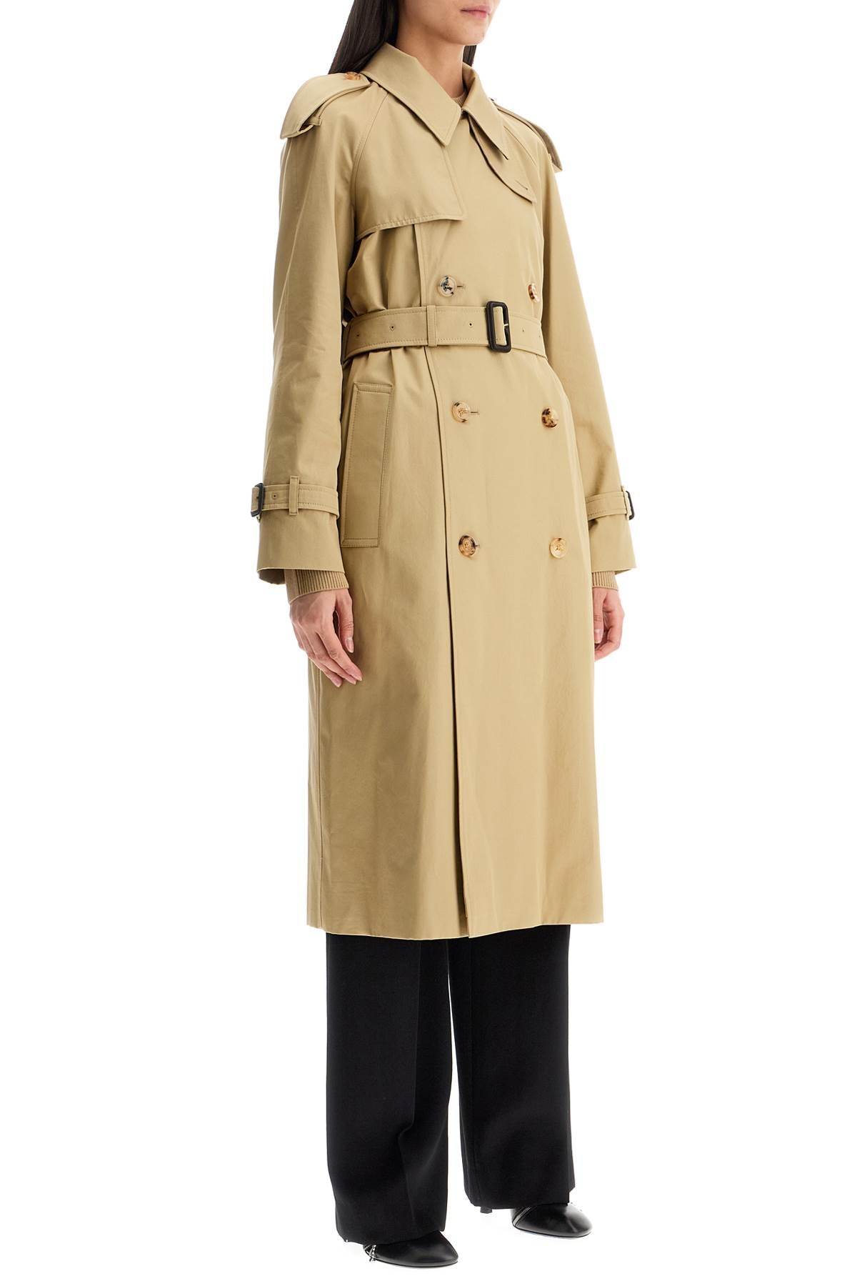 Trench-coat croisé avec