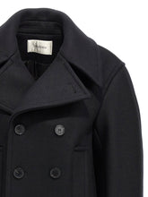 Saint Laurent Oversized Caban Coat Black