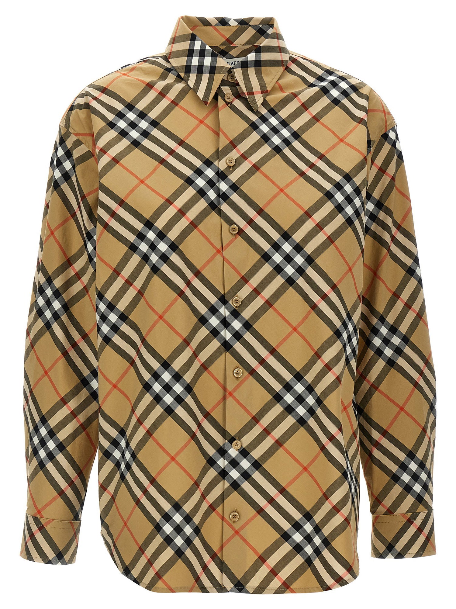 Burberry Check Shirt Beige