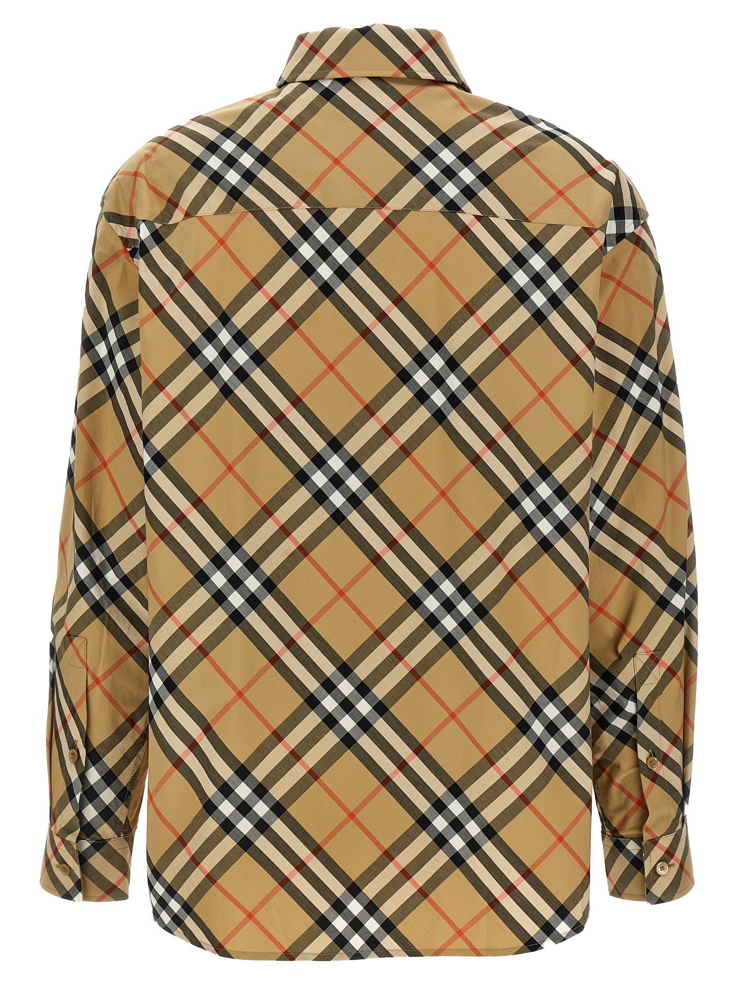 Burberry Check Shirt Beige
