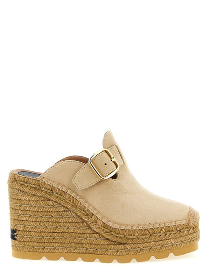 Stella Mccartney Gaia Sabots Beige