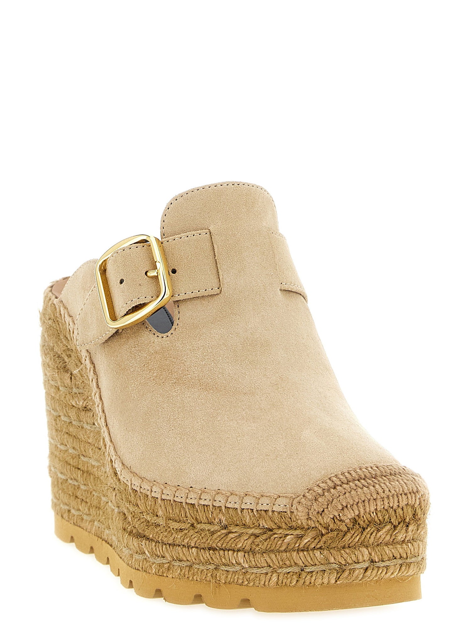Stella Mccartney Gaia Sabots Beige