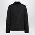 Burberry Quilted Black Nylon Jacket with Velvet Collar Black