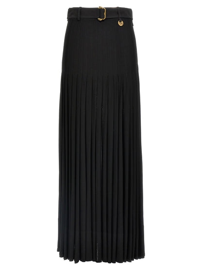 Burberry Pleated Skirt Black