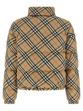 Burberry Ambleside Check Down Jacket Beige
