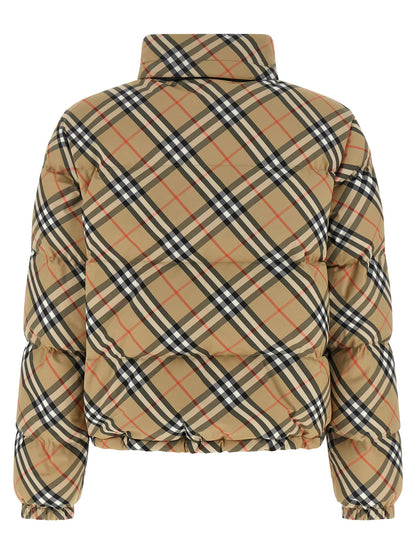 Burberry Ambleside Check Down Jacket Beige