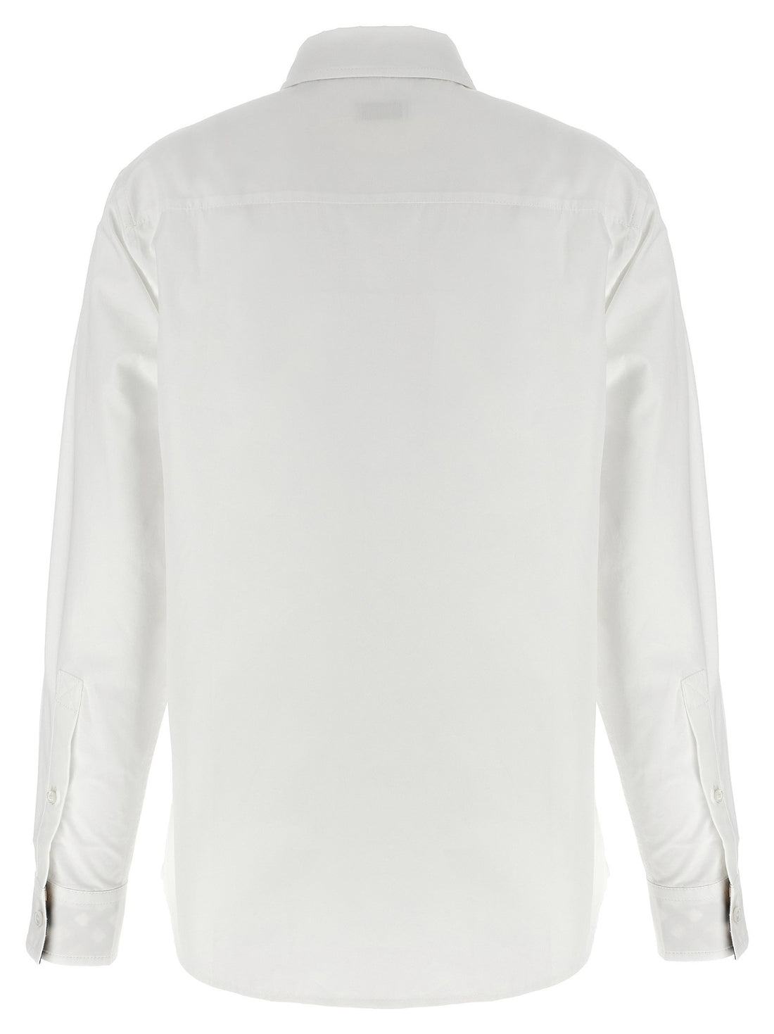 Burberry Check Insert Shirt White