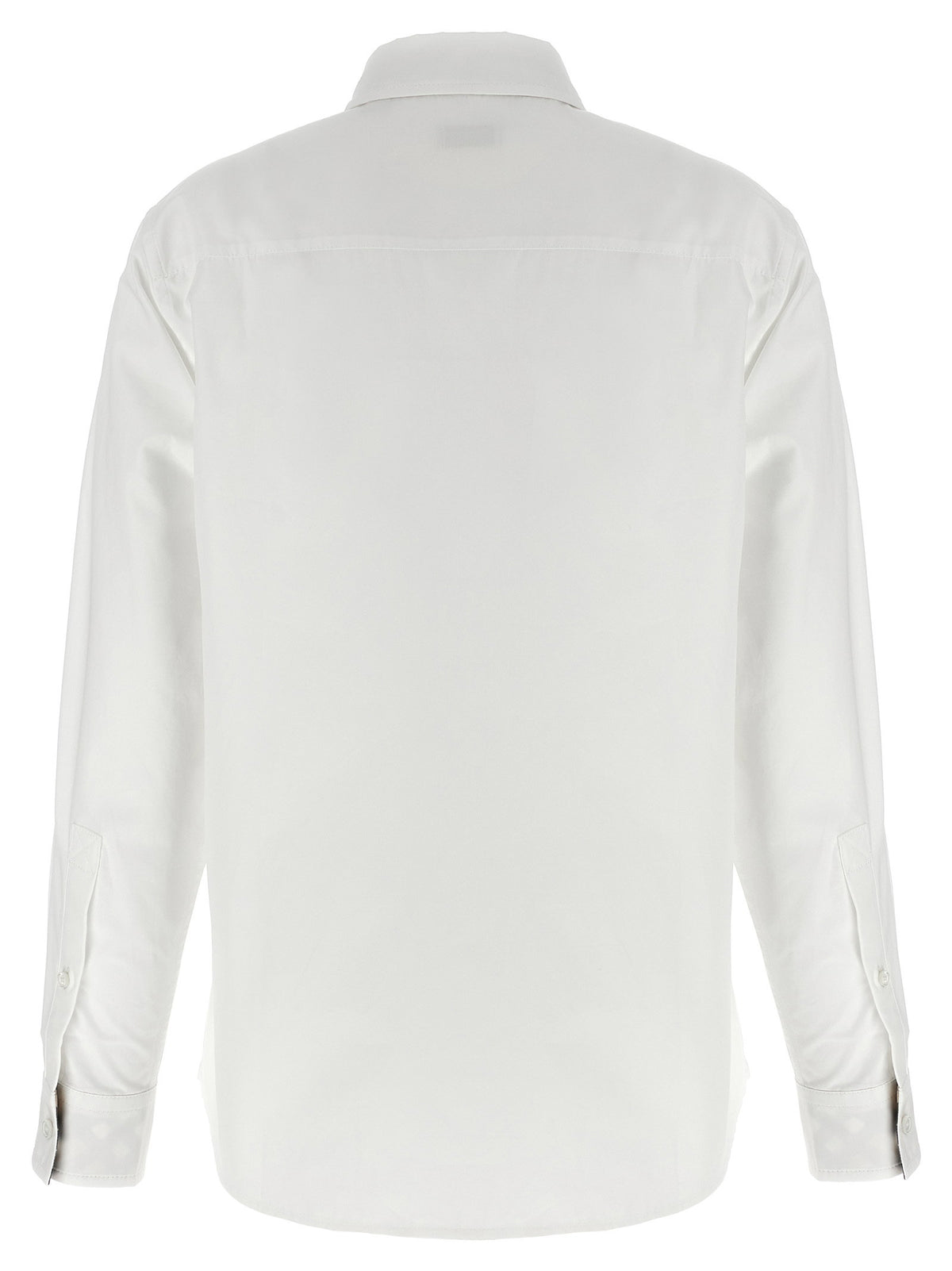 Burberry Check Insert Shirt White