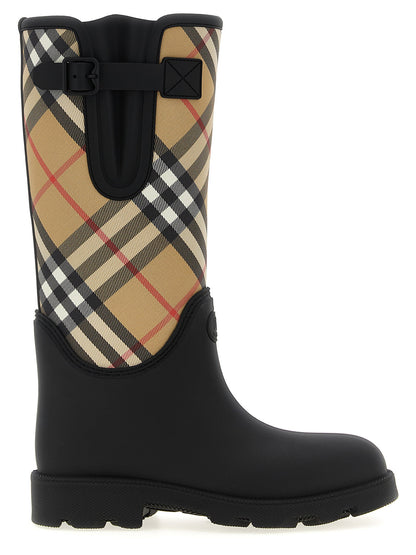 Burberry Marsh Stamp Boots Black  