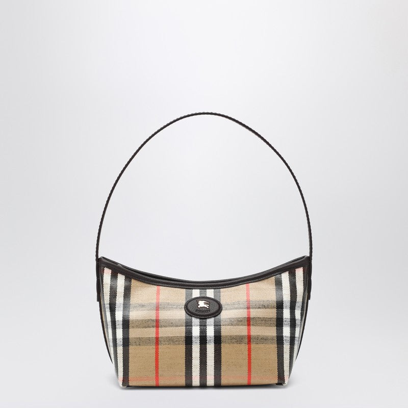 Burberry Highlands Mini Shoulder Bag in Beige