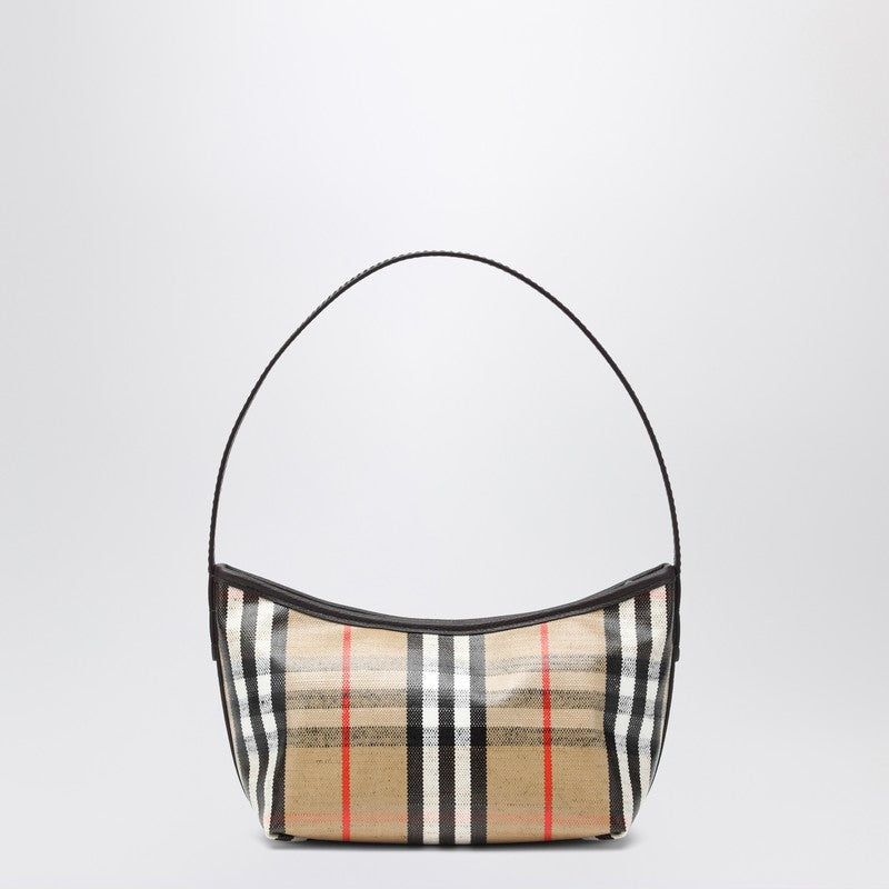 Burberry Highlands Mini Shoulder Bag in Beige