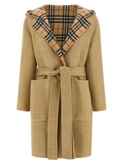 Burberry Hampshire Reversible Coat Beige