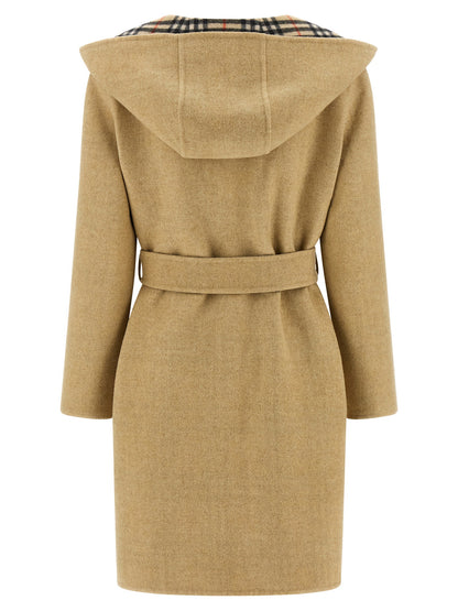 Burberry Hampshire Reversible Coat Beige