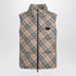 Burberry Check-Pattern Padded Nylon Gilet with Zip Beige