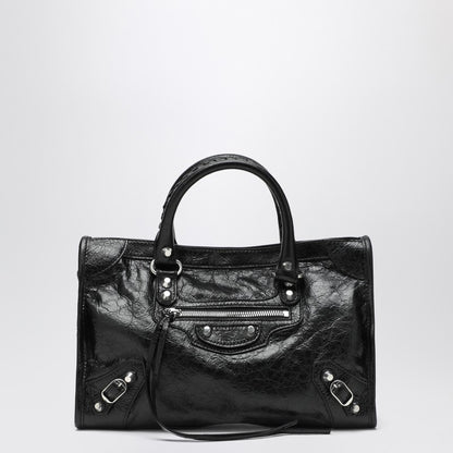 Balenciaga Le City Small Tote Bag in Black Leather Black