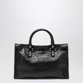 Balenciaga Le City Small Tote Bag in Black Leather Black