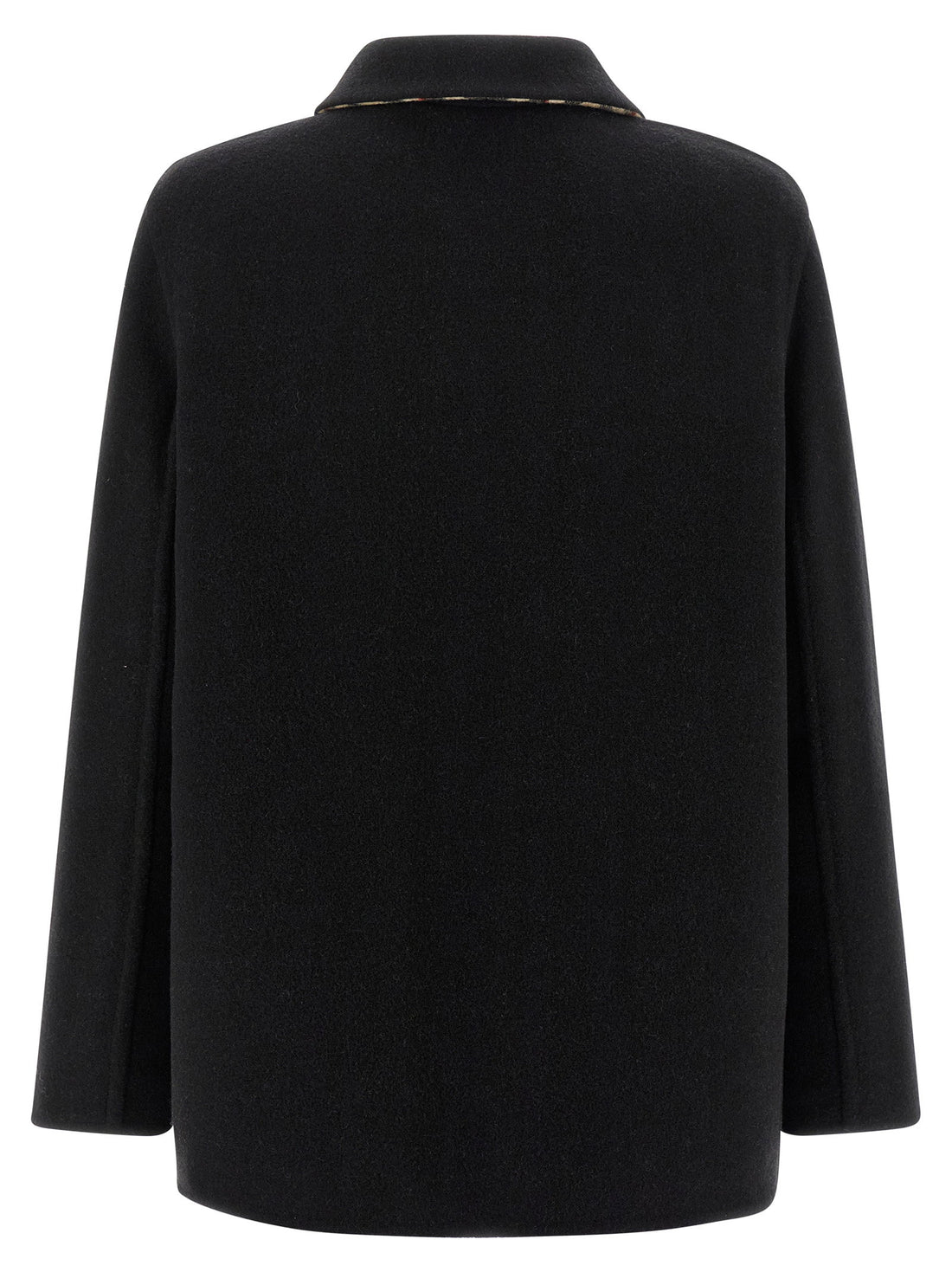 Burberry Check Lining Jacket, Black