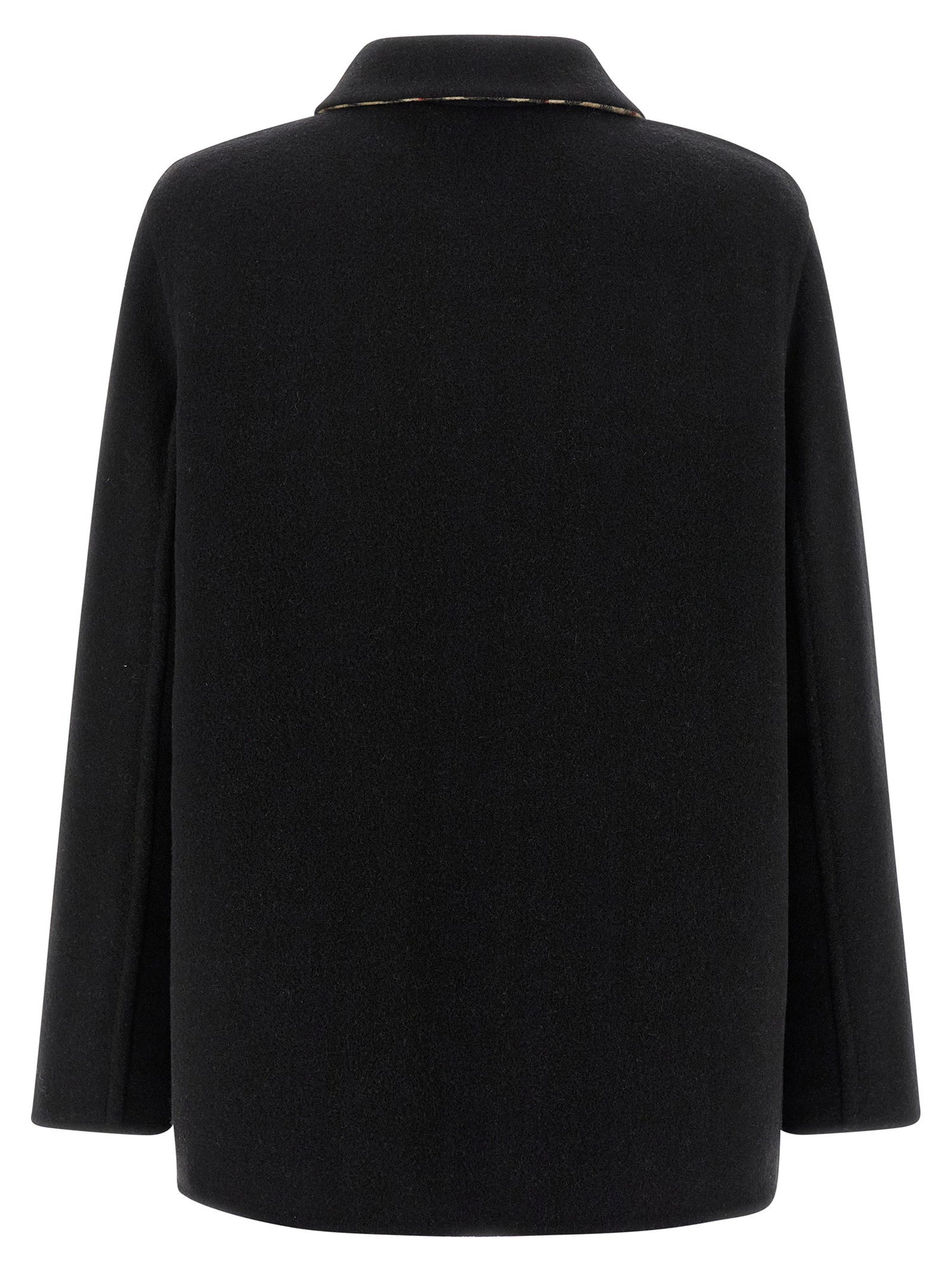 Burberry Check Lining Jacket, Black