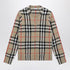 Burberry Check Cashmere and Wool Cardigan Beige