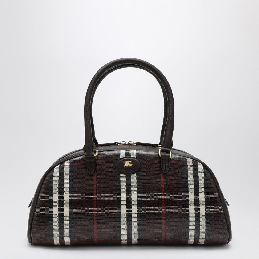 Burberry Medium Highlands Bowling Bag in Red