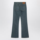 Burberry Mid-blue Check Pocket Jeans Blue