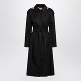 Burberry Long Nylon Car Coat Black