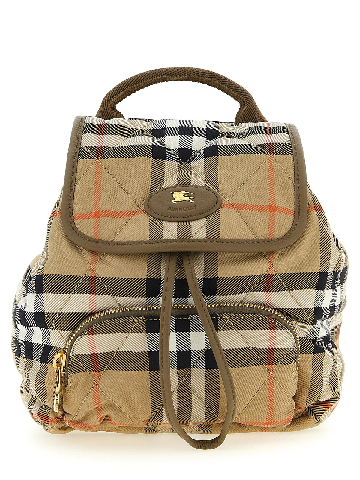 Burberry Horseshoe Mini Backpack Beige