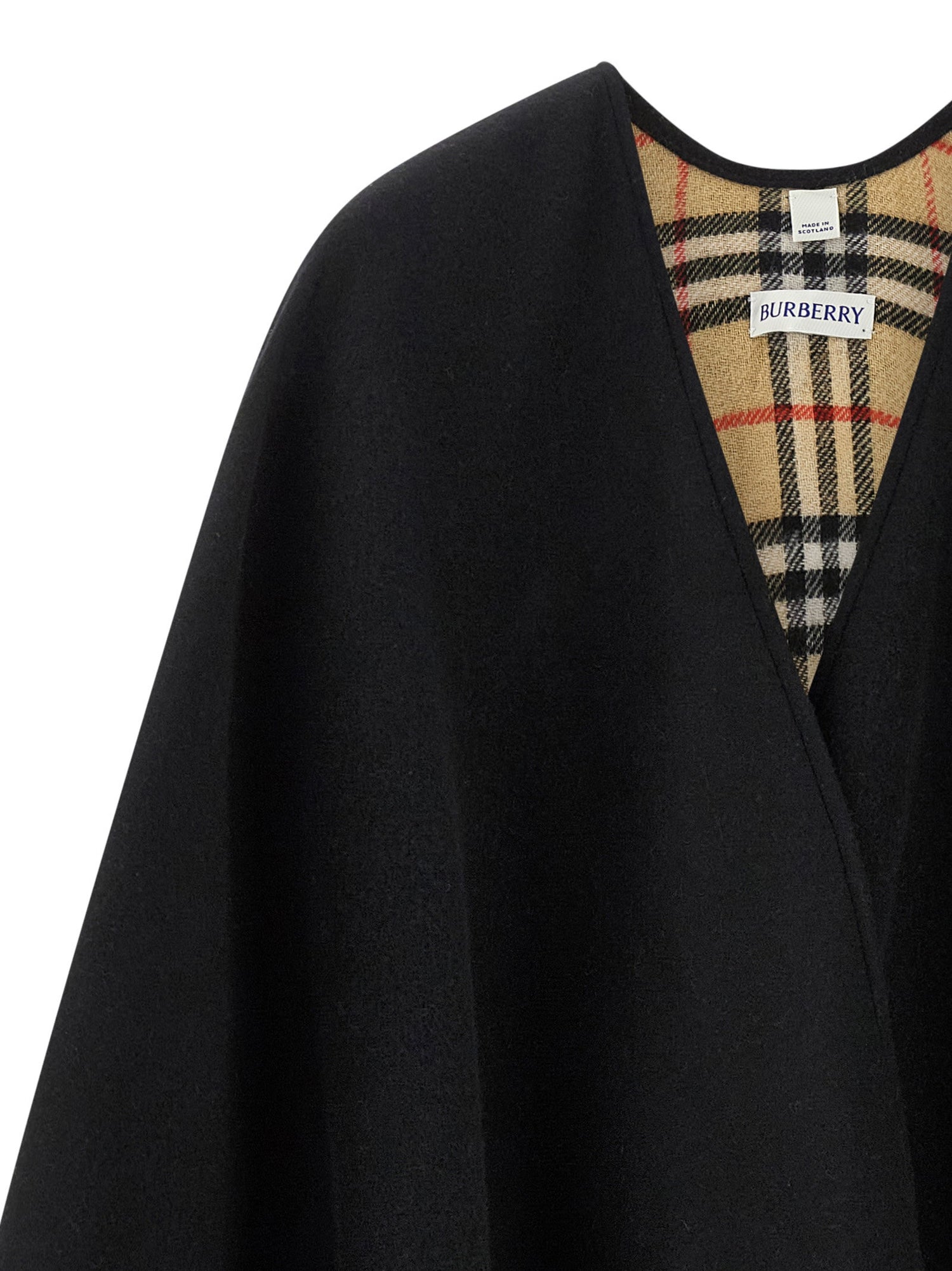 Burberry Reversible Cape Black