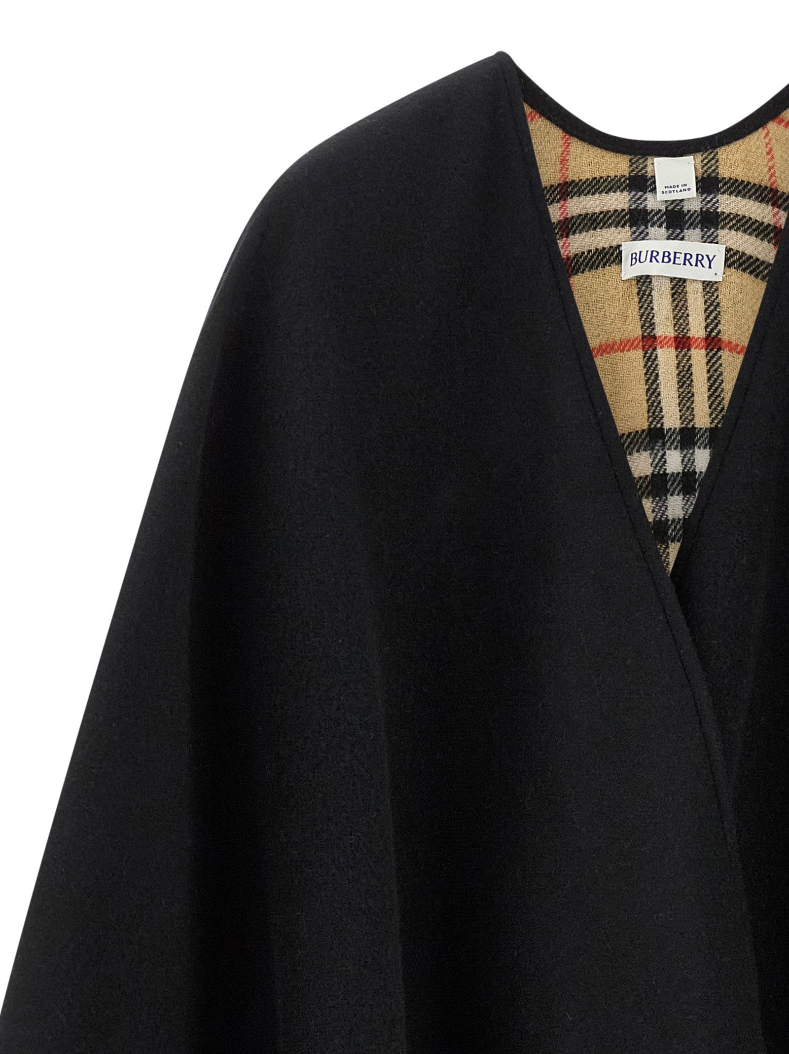 Burberry Reversible Cape Black
