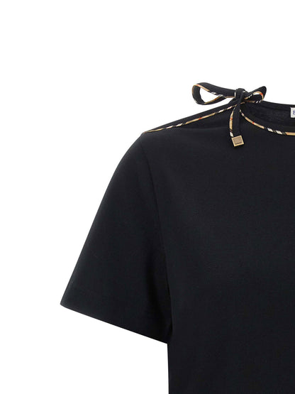 Burberry Frankie Bow T-shirt Black