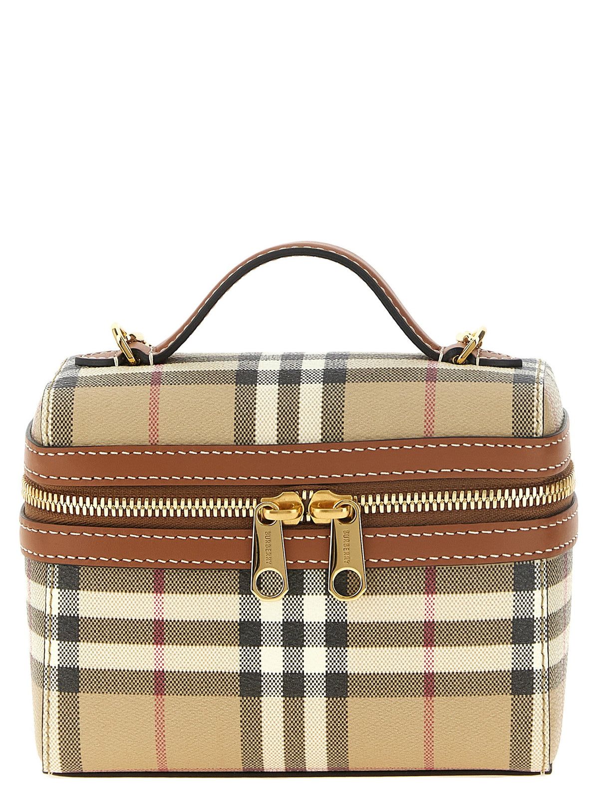 Burberry Vanity Mini Crossbody Bag Beige