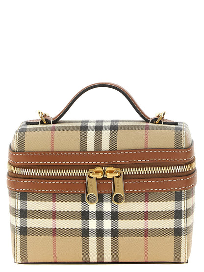 Burberry Vanity Mini Crossbody Bag Beige