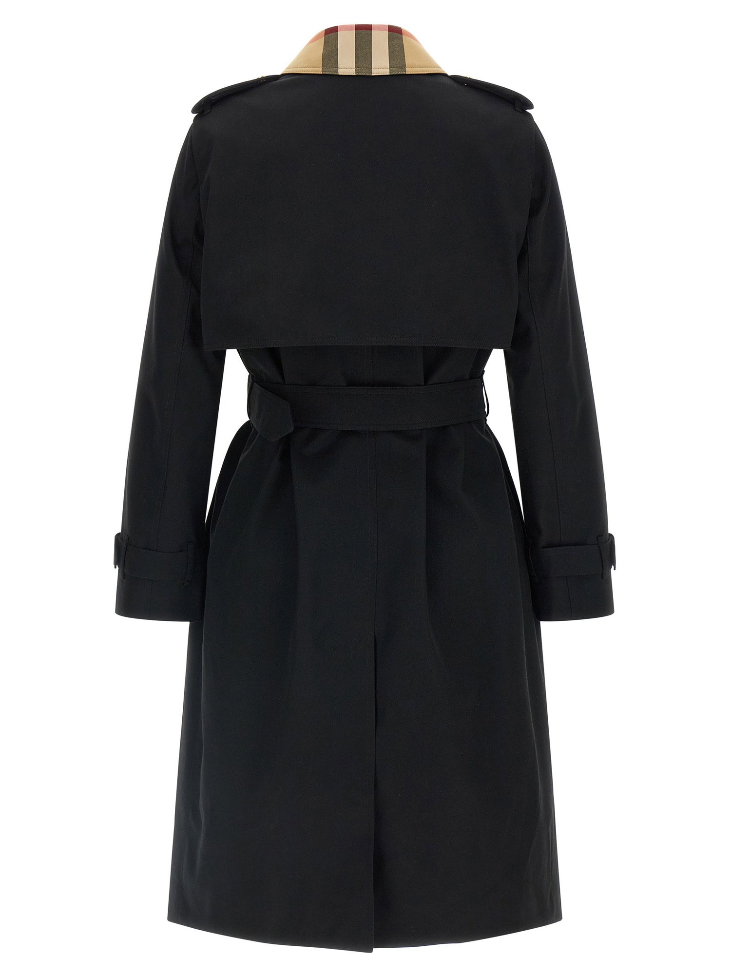 Burberry Sandridge Trench Coat Black
