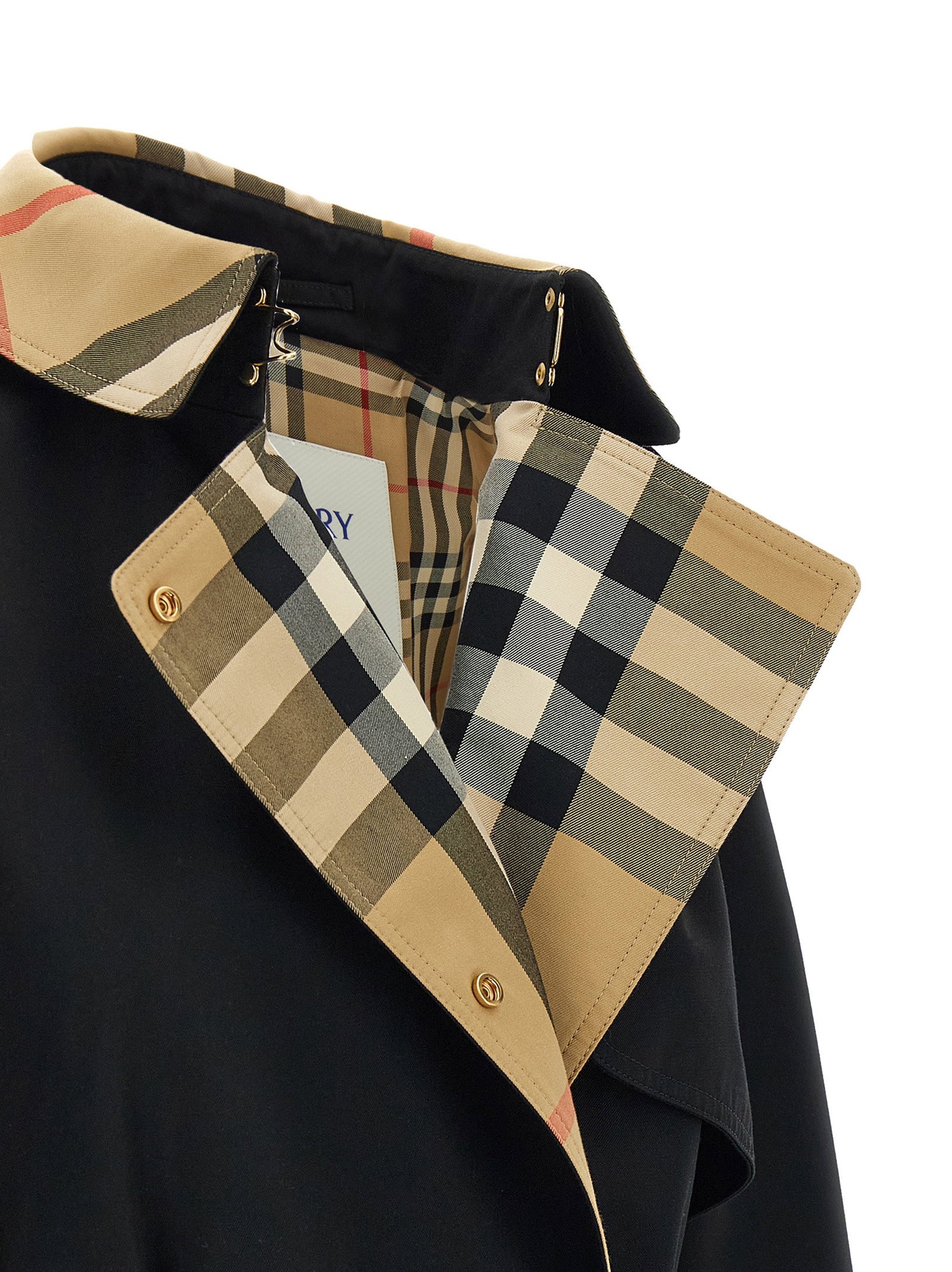 Burberry Sandridge Trench Coat Black
