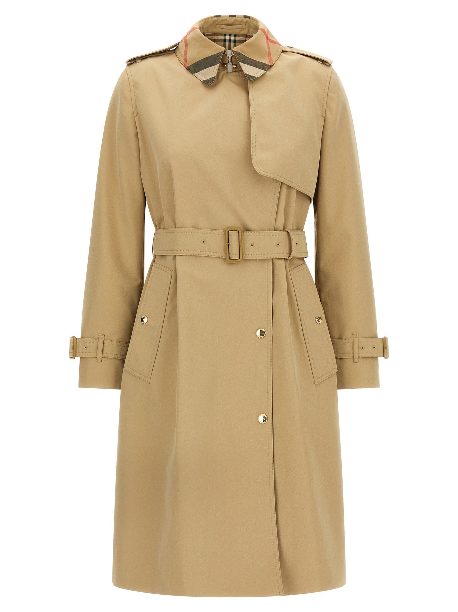 Burberry Sandridge Trench Coat Beige