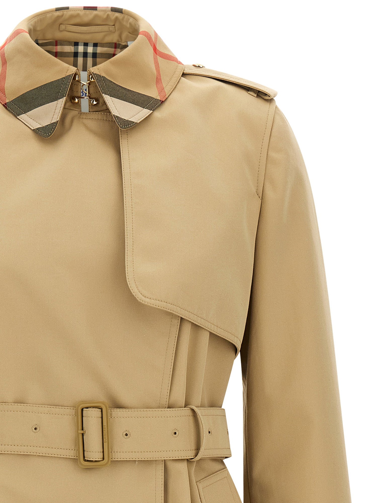 Burberry Sandridge Trench Coat Beige