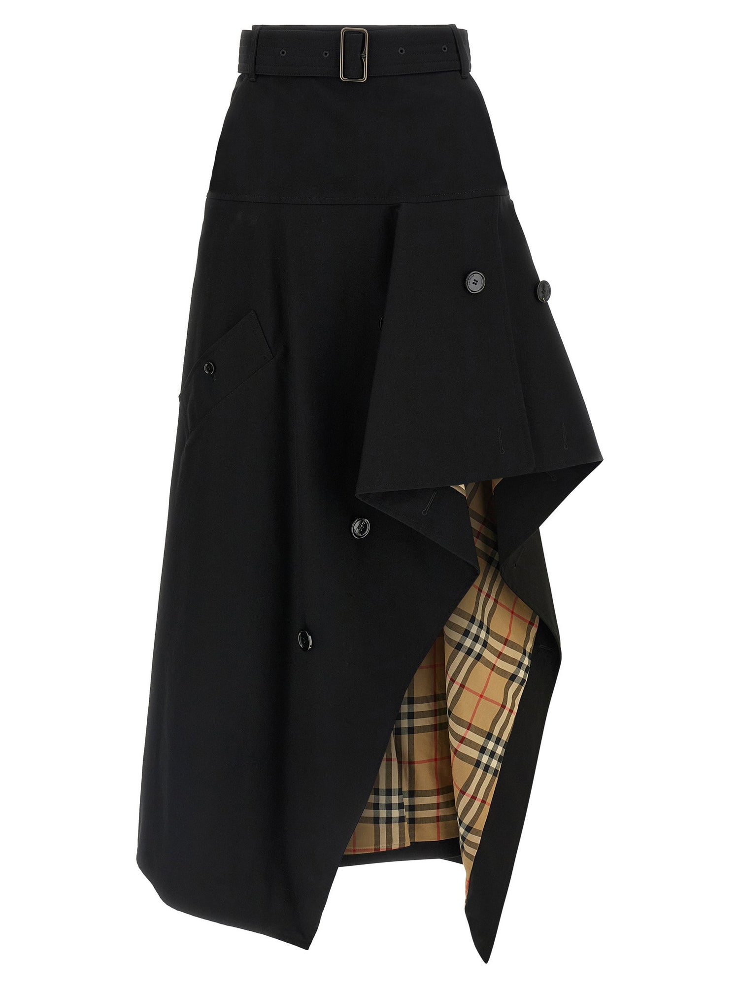 Burberry Trench Skirt Black  