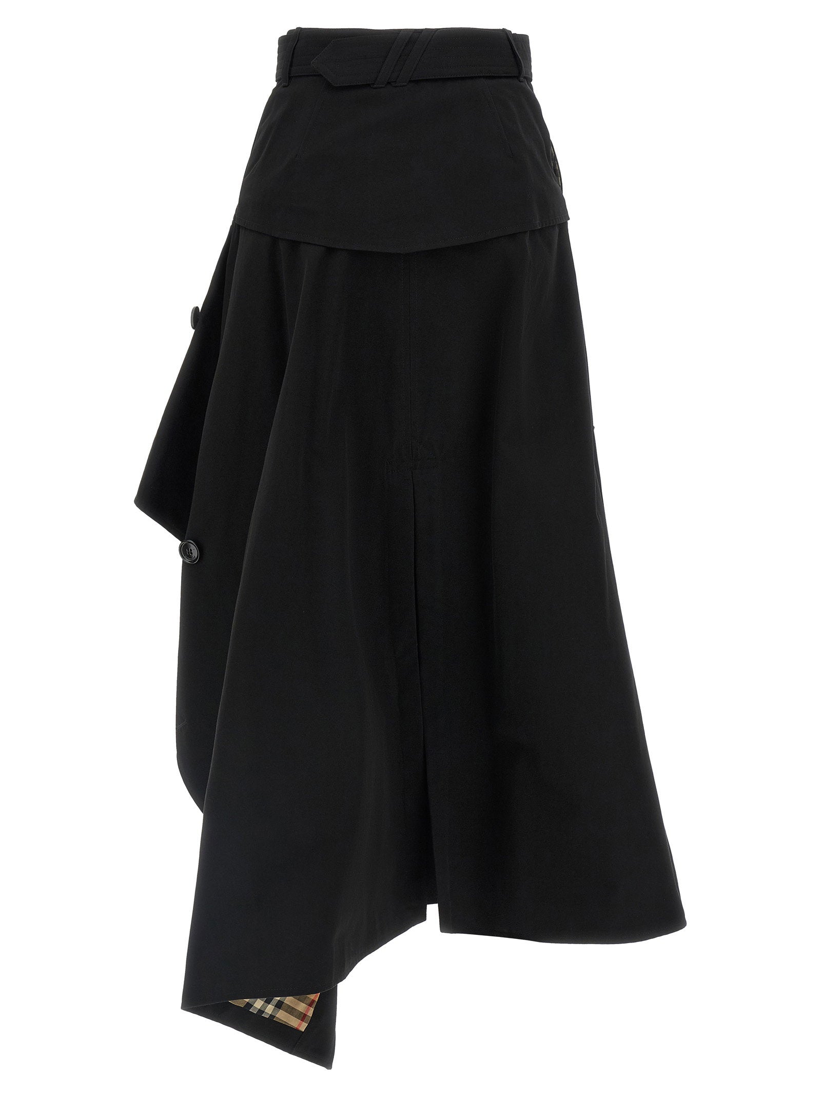 Burberry Trench Skirt Black  