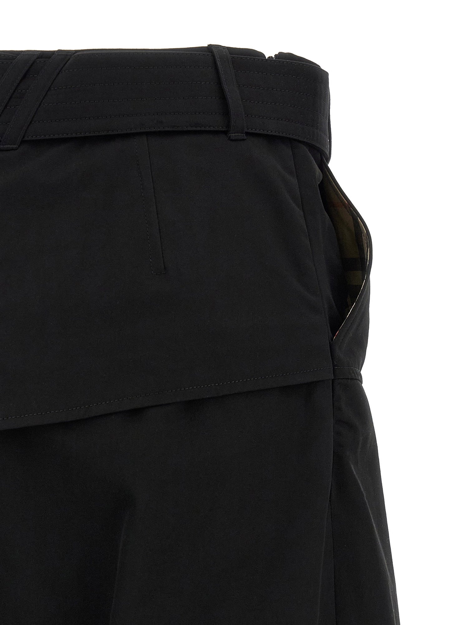 Burberry Trench Skirt Black  