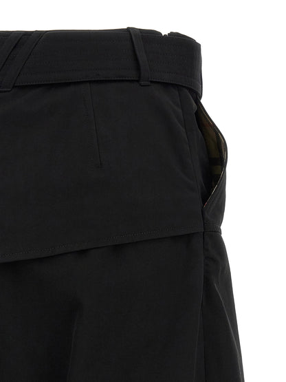 Burberry Trench Skirt Black  