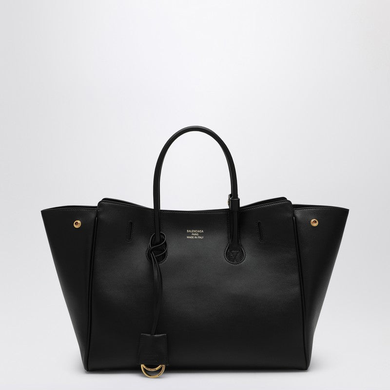 Balenciaga Small Hampton Carry All leather shopper bag black