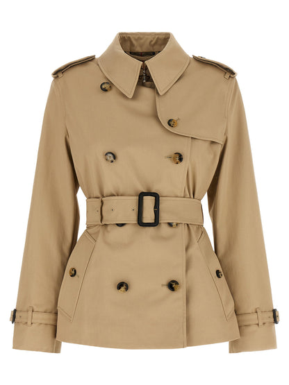 Burberry Lakefield Trench Coat Beige